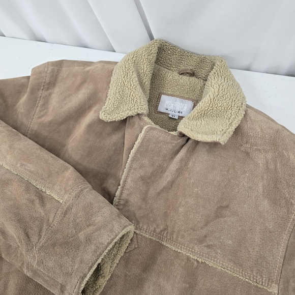 Wilsons Leather Other - Vintage Wilsons Leather M. Julian Men's Sherpa Lined Suede Jacket Size XL Beige.